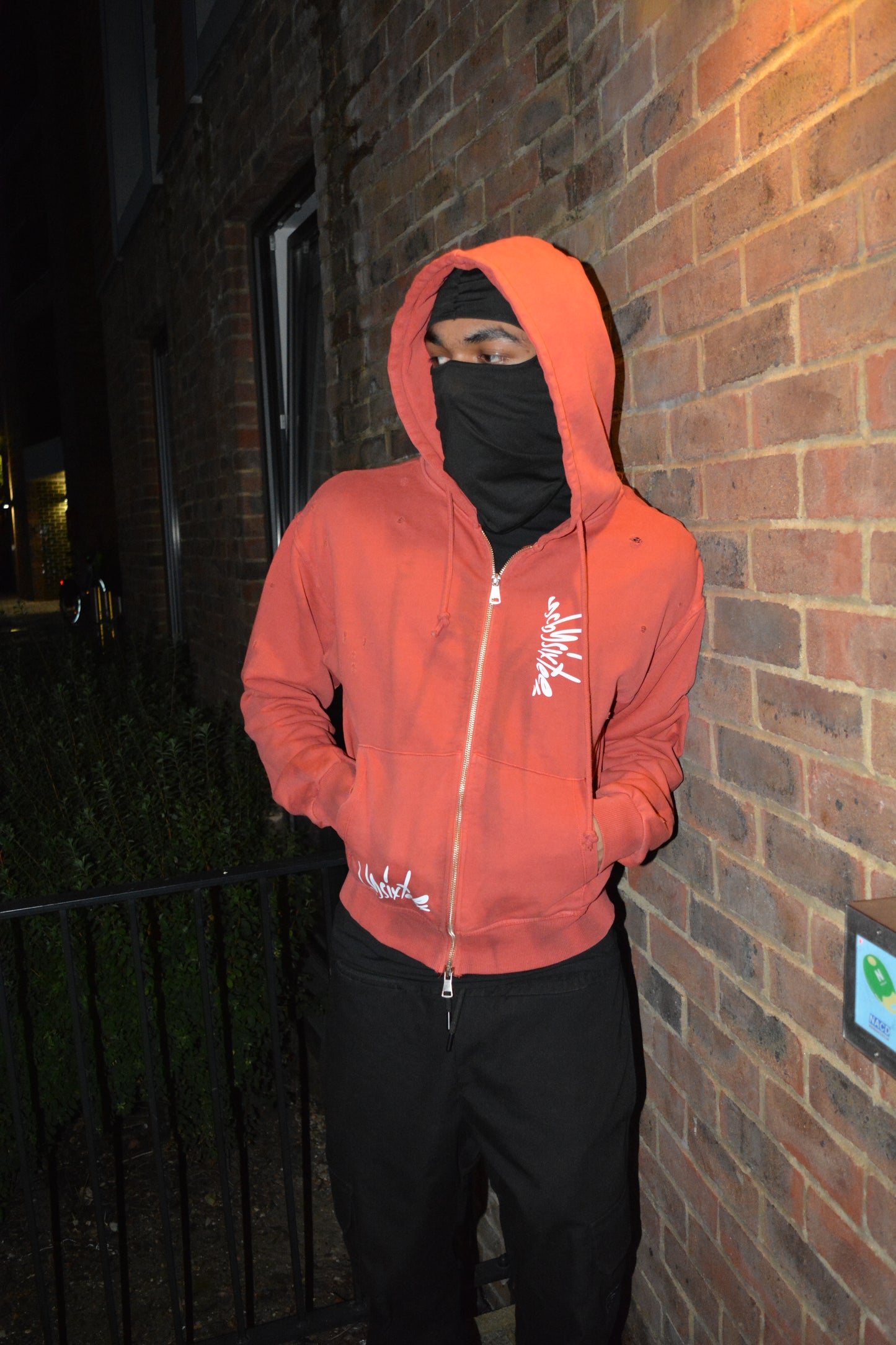 Washed Shotgun Zip Up Hoodie