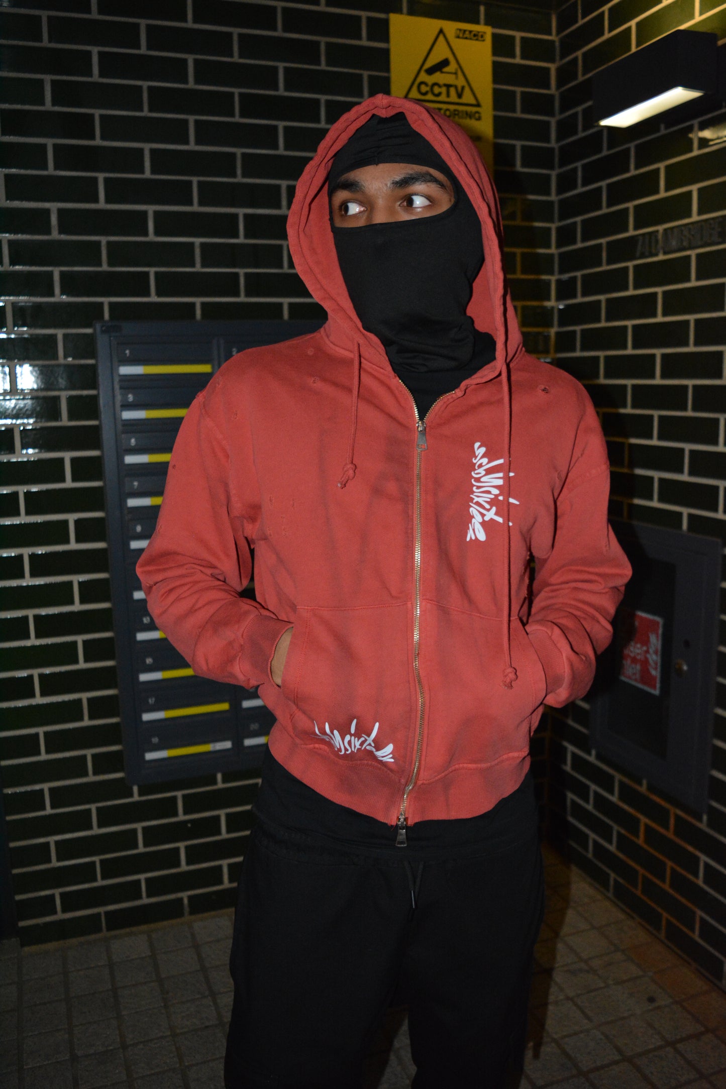 Washed Shotgun Zip Up Hoodie